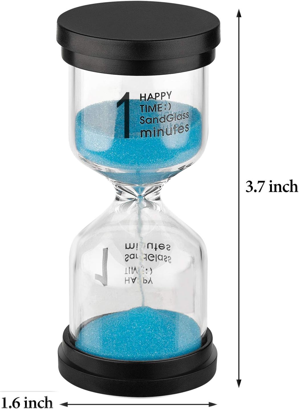 KSMA Sand Timer 1 Minute Hourglass Timer,Colorful Sandglass Timer for Kids,Classroom,Kitchen,Games,Toothbrush Timer