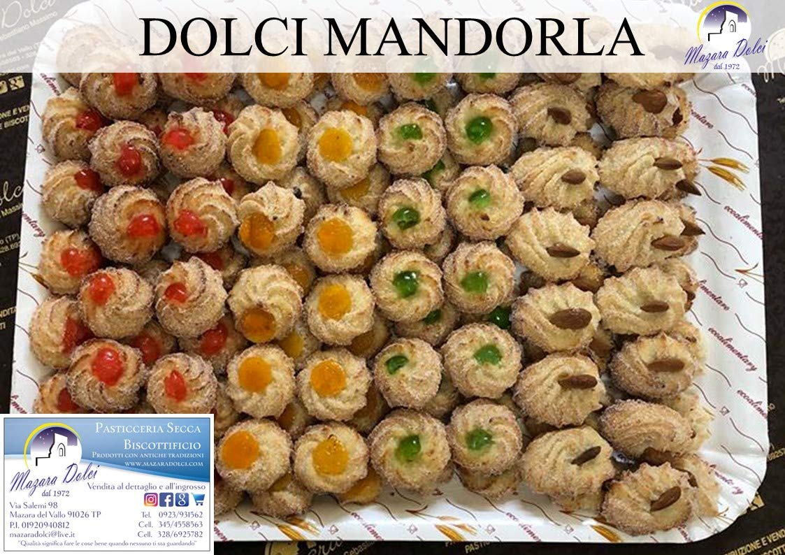 Pâte d'amande 100% Sicilia Bonbons et biscuits artisanat 500 gr