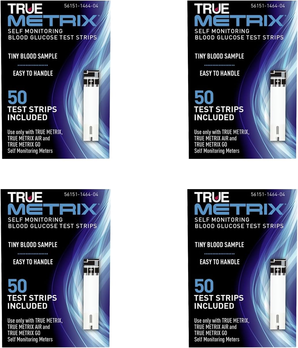 TRUE METRIXTest Strips 4 x 50ct (200 Test Strips)