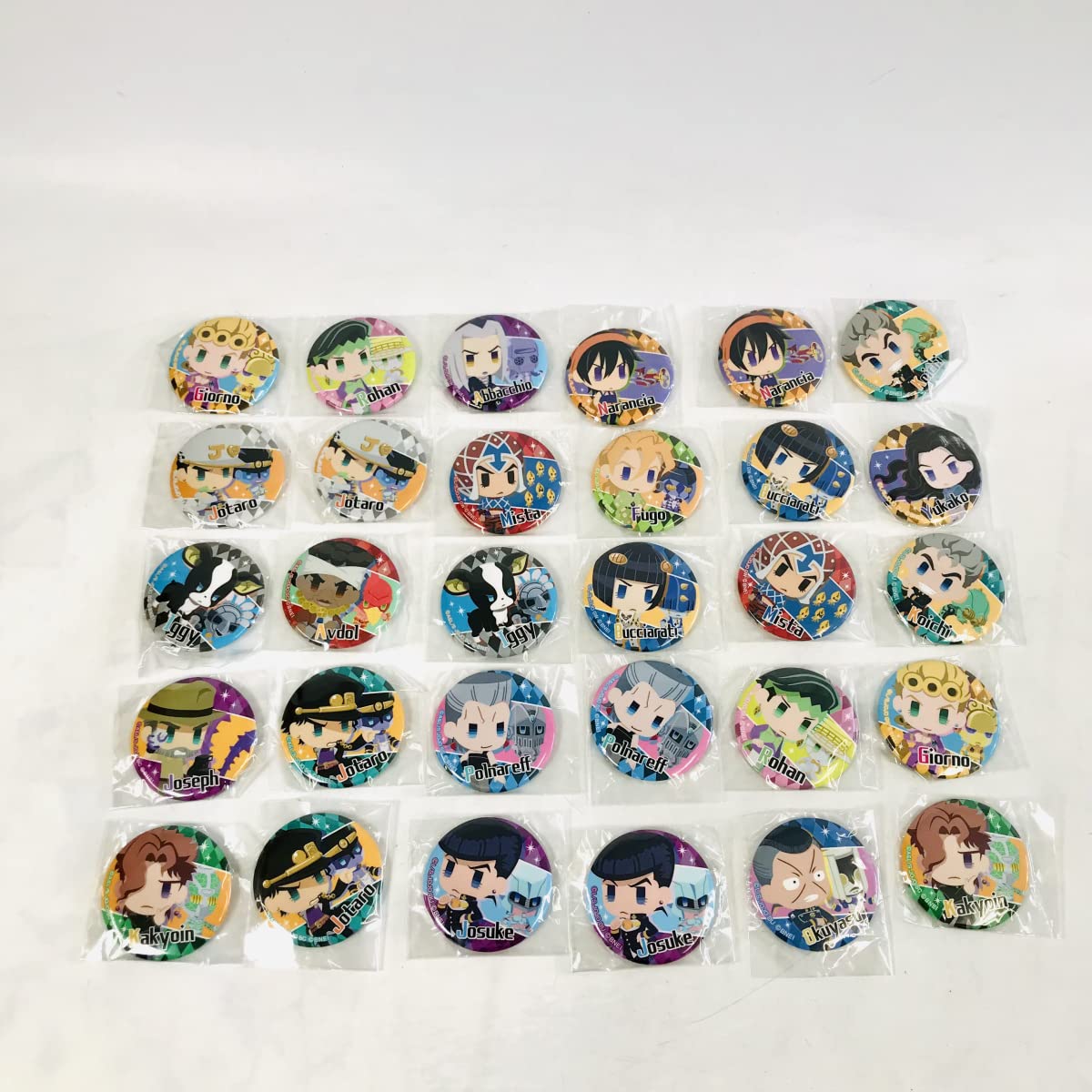 ジョジョの奇妙な冒険 缶バッジ ピタパタポップ まとめ売り Amazon.co.jp: 新古品 CANバッジ ジョジョのピタパタポップ ジョジョの