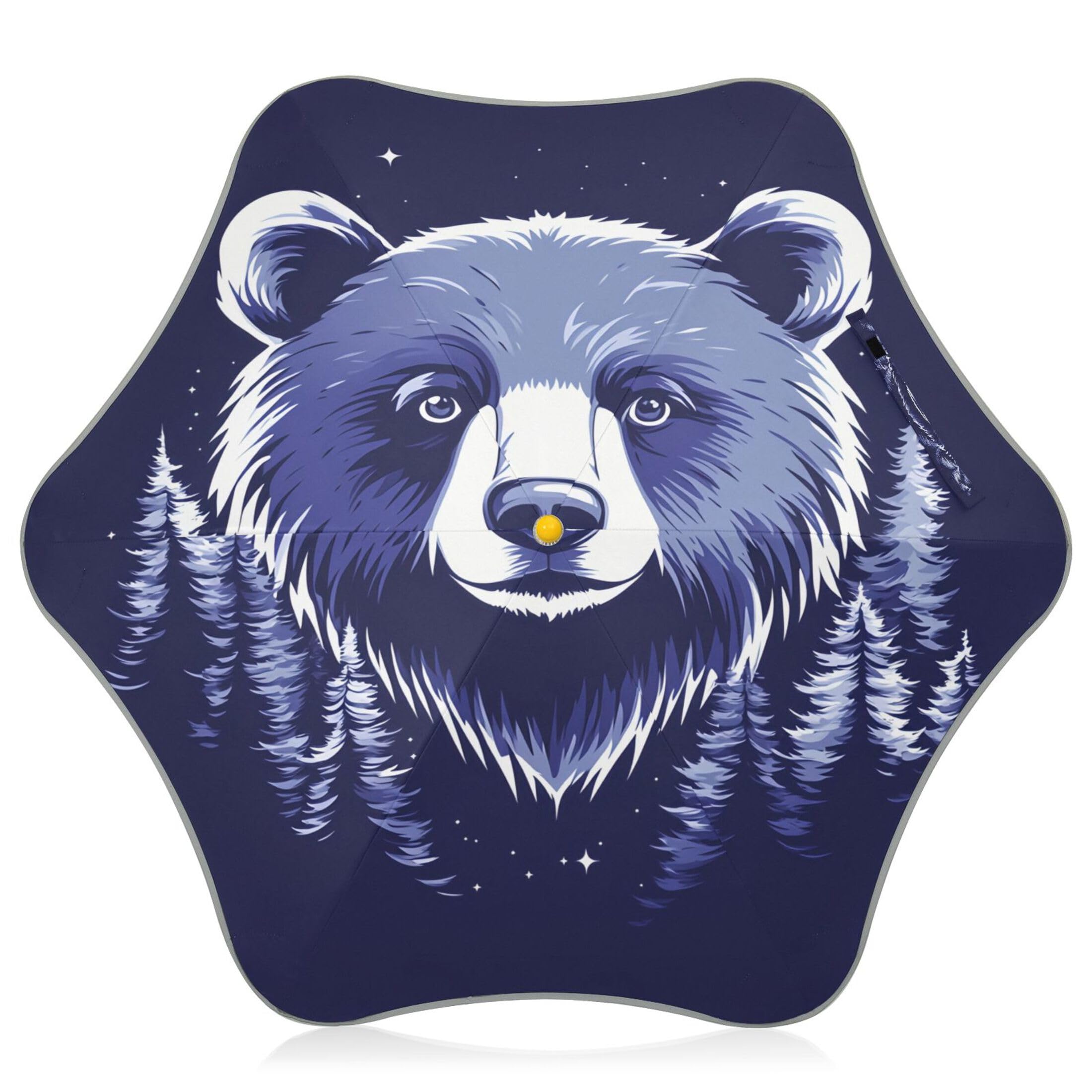 Parapluie enfant bleu foncé Chic Starry Bear taille unique - 8