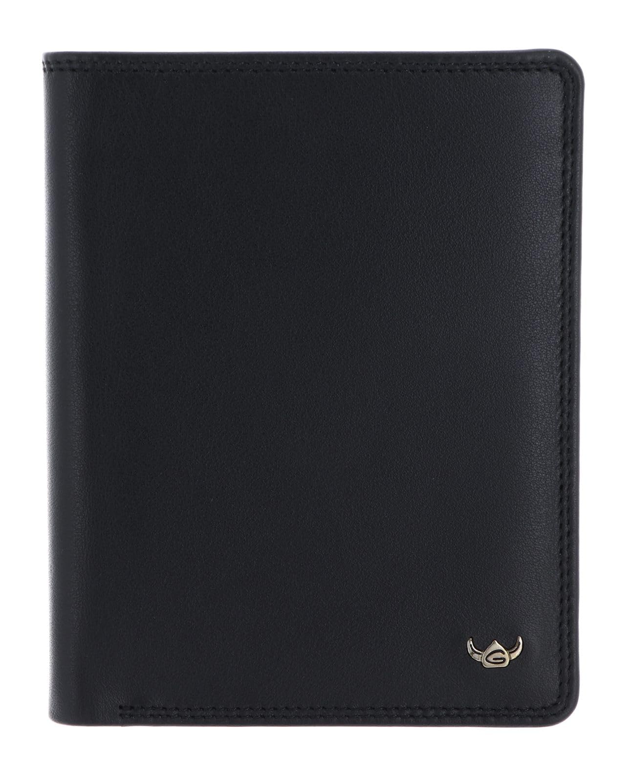 Golden Head Leder Kartenetui Polo RFID Protect Scheintasche ohne Münzfach 1328 Schwarz