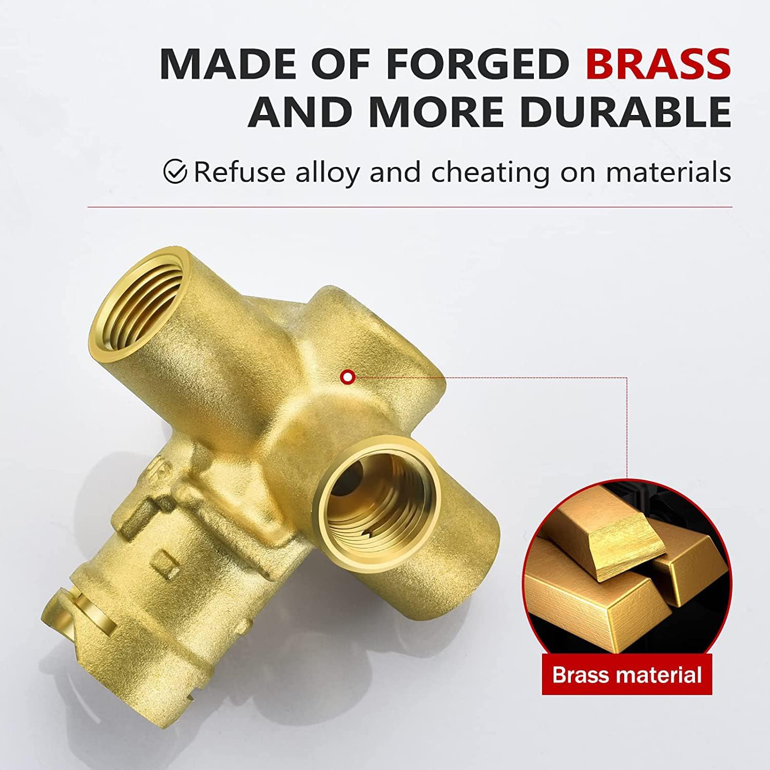2510 Replacement Pressure Balancing Valve for Tub and Shower Single Handle, with 1222 Faucet Cartridge and Retainer Clip