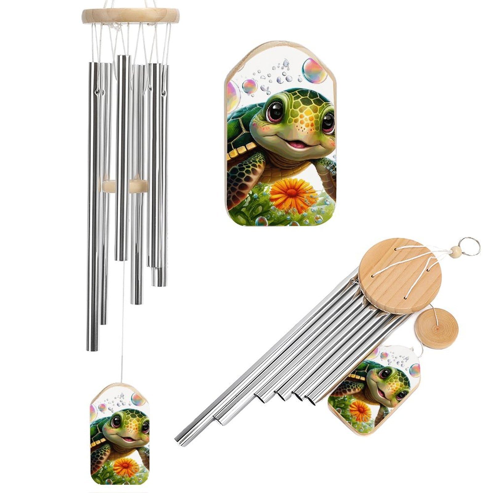 Carillon à vent extérieur tortue pour sublimer votre terrasse et jardin au quotidien