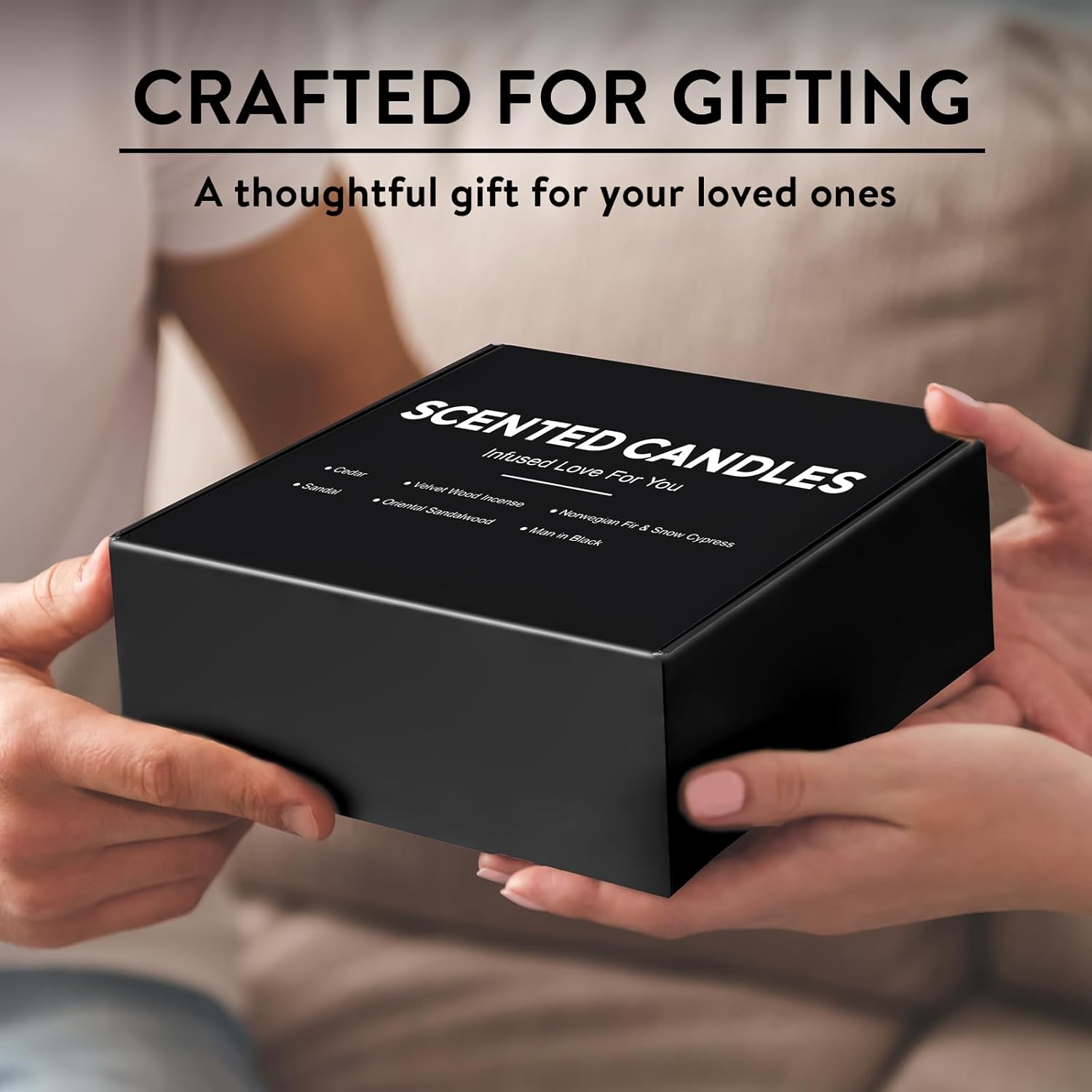 Candles for Men, 6 Pack Scented Candles for Home, Natural Aromatherapy Soy Candles Set, Long Burning Candles Gifts for Women Christmas Fathers Day, Husband, Him, Dad, Birthday - Image 7