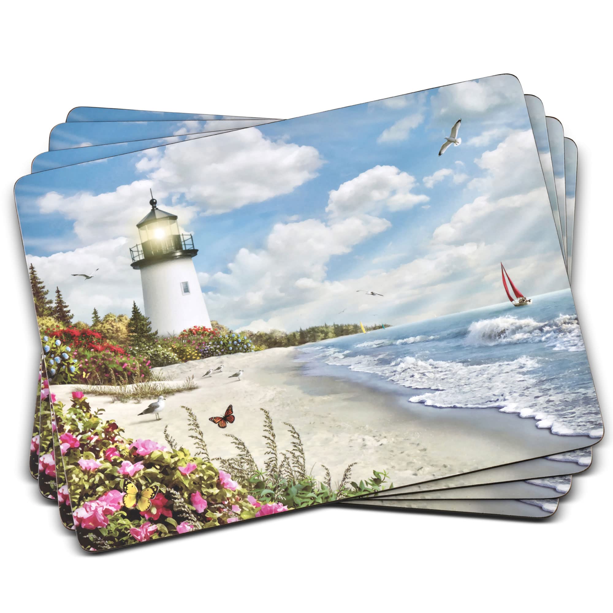 PimpernelRays of Hope Placemats Large Set of 4