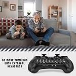 TNP PS4 Chatpad - PS4 Controller Keyboard Attachment, Compact Design - The Ultimate QWERTY Gamepad Keyboard for Playstation4, Compatible with PS4, PS4 Slim, and PS4 Pro