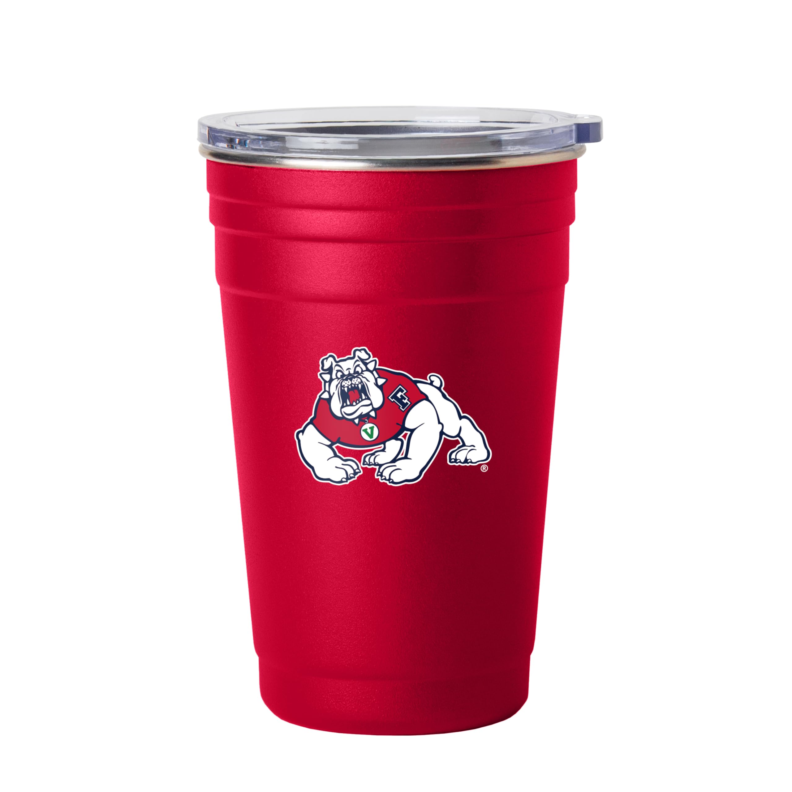 Logo Brands NCAA 22 oz Stainless Steel Tailgate Cup -Double Wall Vacuum-Sealed Durable For Hot &amp; Cold Drinks, Perfect for Gameday &amp; Tailgating