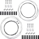 Boao Universal Bike Brake Cable Kit Derailleur Bicycle Shifter Cable Housing Set Transmission Line for Mountain Road Bike Repair
