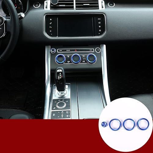 YIWANG Decoración interior de automóvil de aleación de aluminio, accesorios de audio y aire acondicionado para Land Rover Range Rover Sport