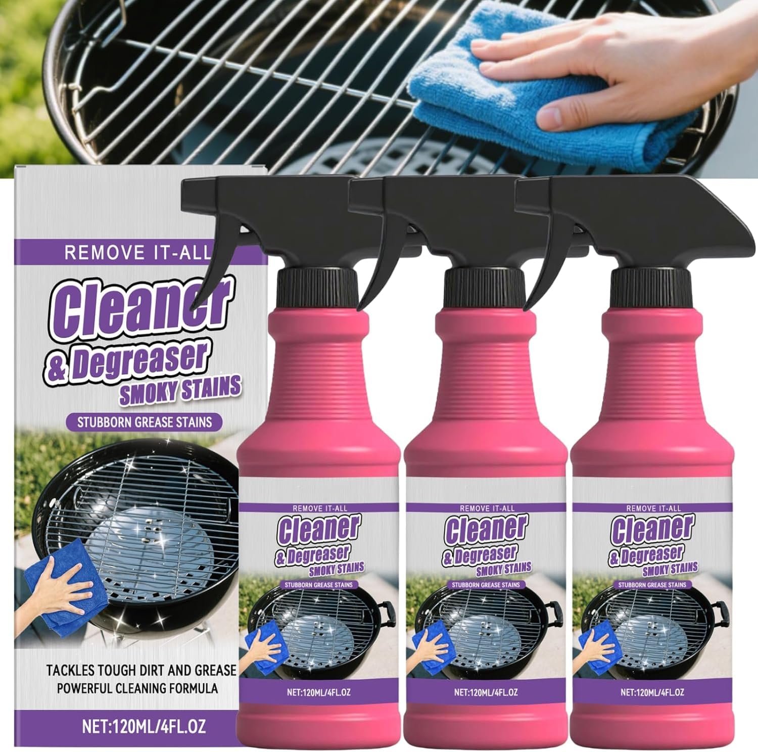 Fast Acting Heavy Duty Grill Degreaser Spray Degreaser Cleaner Heavy Duty