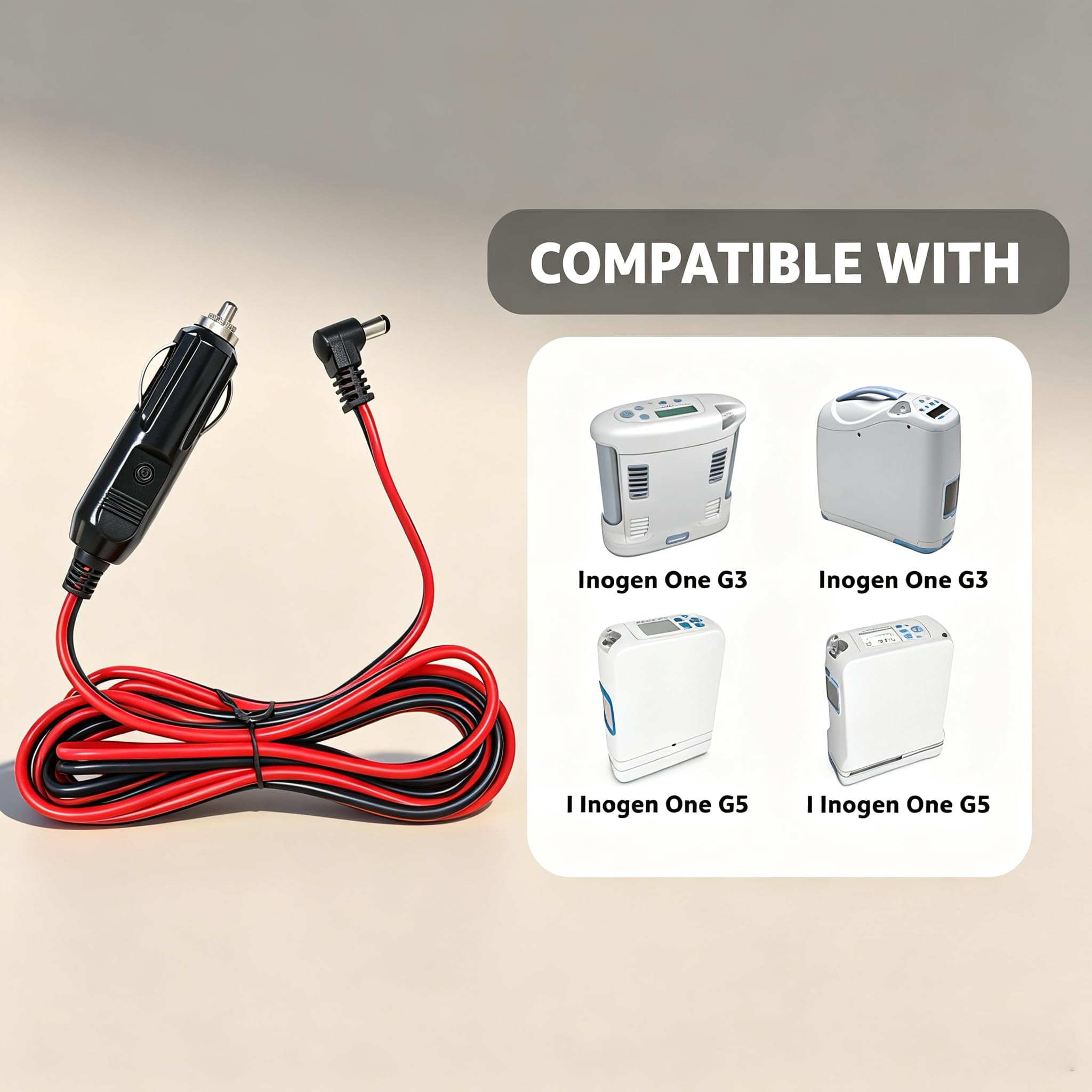 Amazon.com: Car Charger for Inogen one G5 G4 G3 BA-306 BA-503 BA