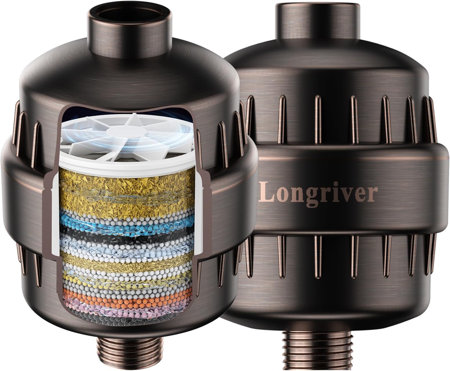 Longriver R7 Shower Filter High Put Shower Water Filter for Hard Water