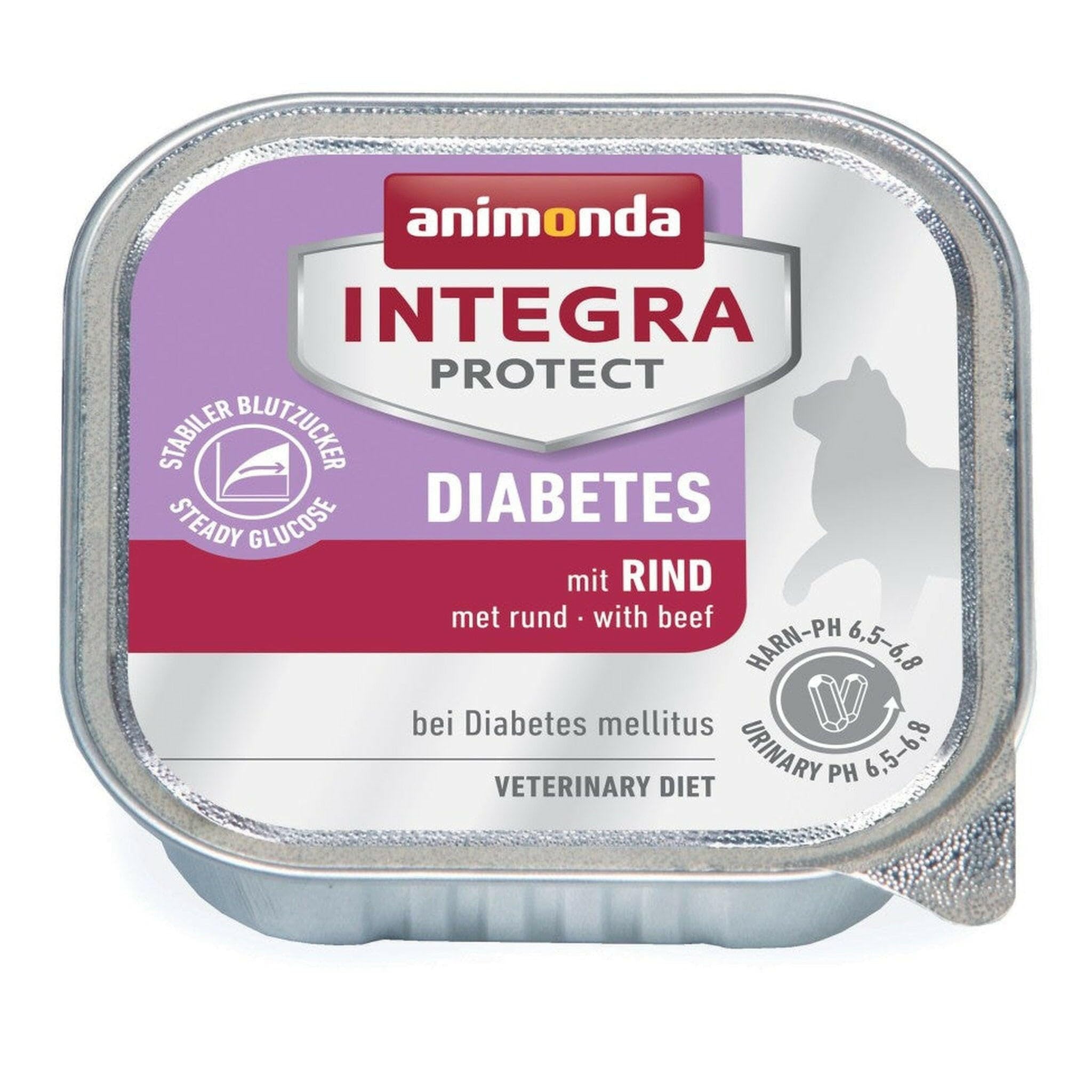 animonda INTEGRA PROTECT Katzenfutter nass Diabetes Rind (16 x 100g)