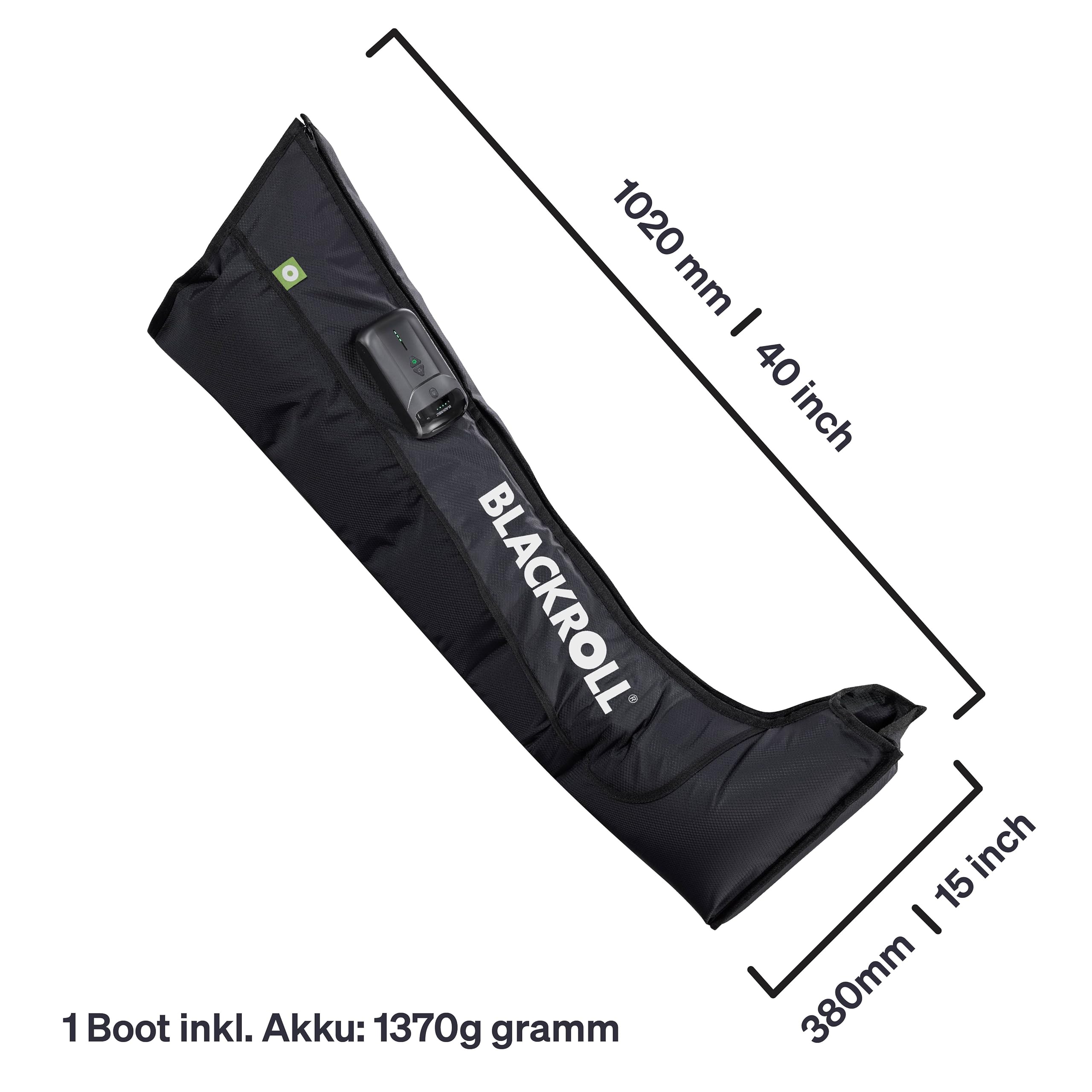 BLACKROLL® COMPRESSION BOOTS - Hochwertige Kompressionsmassage für Beine - Verbessert Durchblutung und Beweglichkeit - Ideal für Regeneration und Entspannung - Größe L