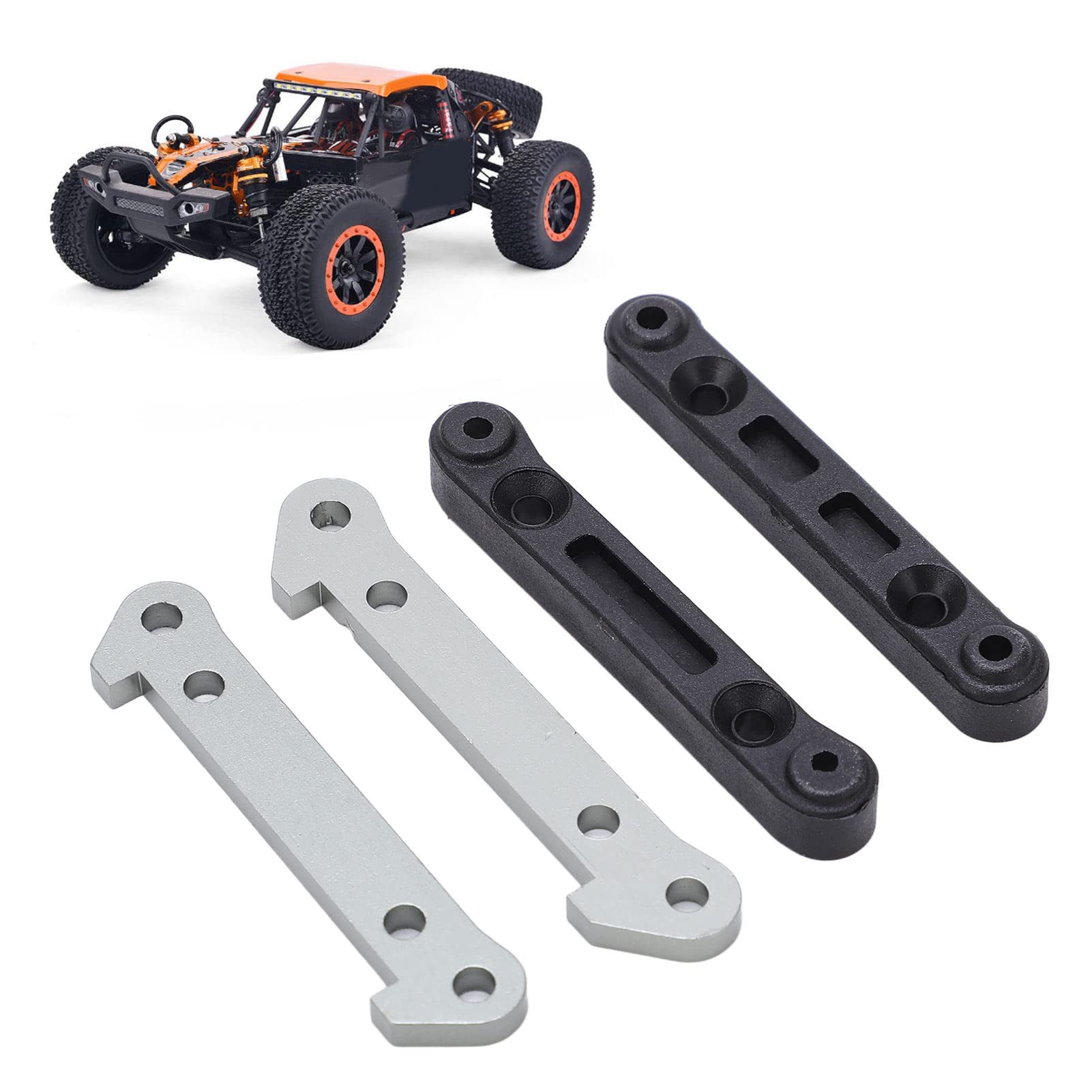 VGEBY Schwingarm-Block Für ZD Racing DBX 10 – Alu-Kunststoff, 4 Stück, Vibrationsdämpfend