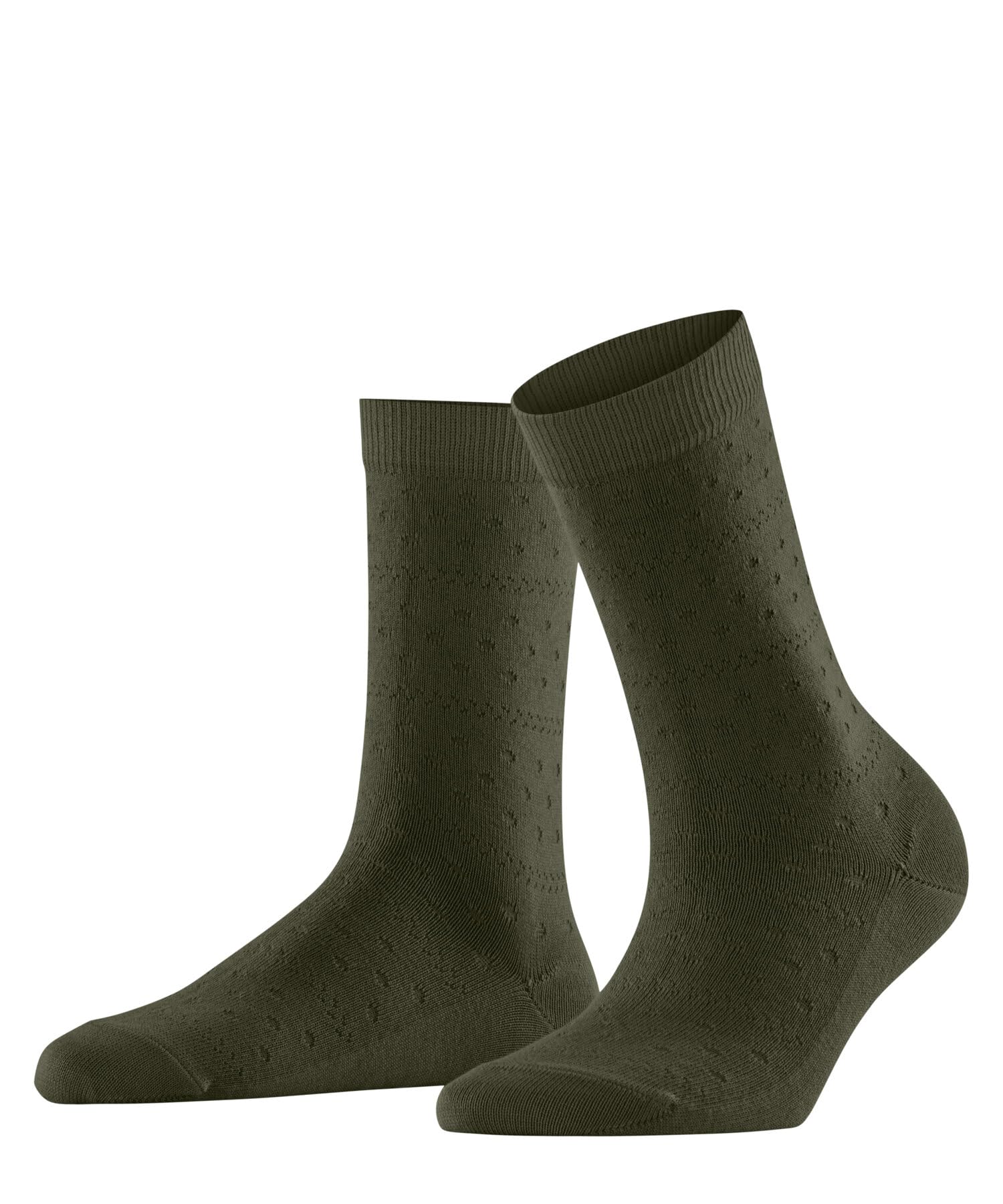 FALKE Women's Family W So Sustainable Cotton Plain 1 Pair Socks, Green Artichoke 7436 Special Edition, 5.5-8