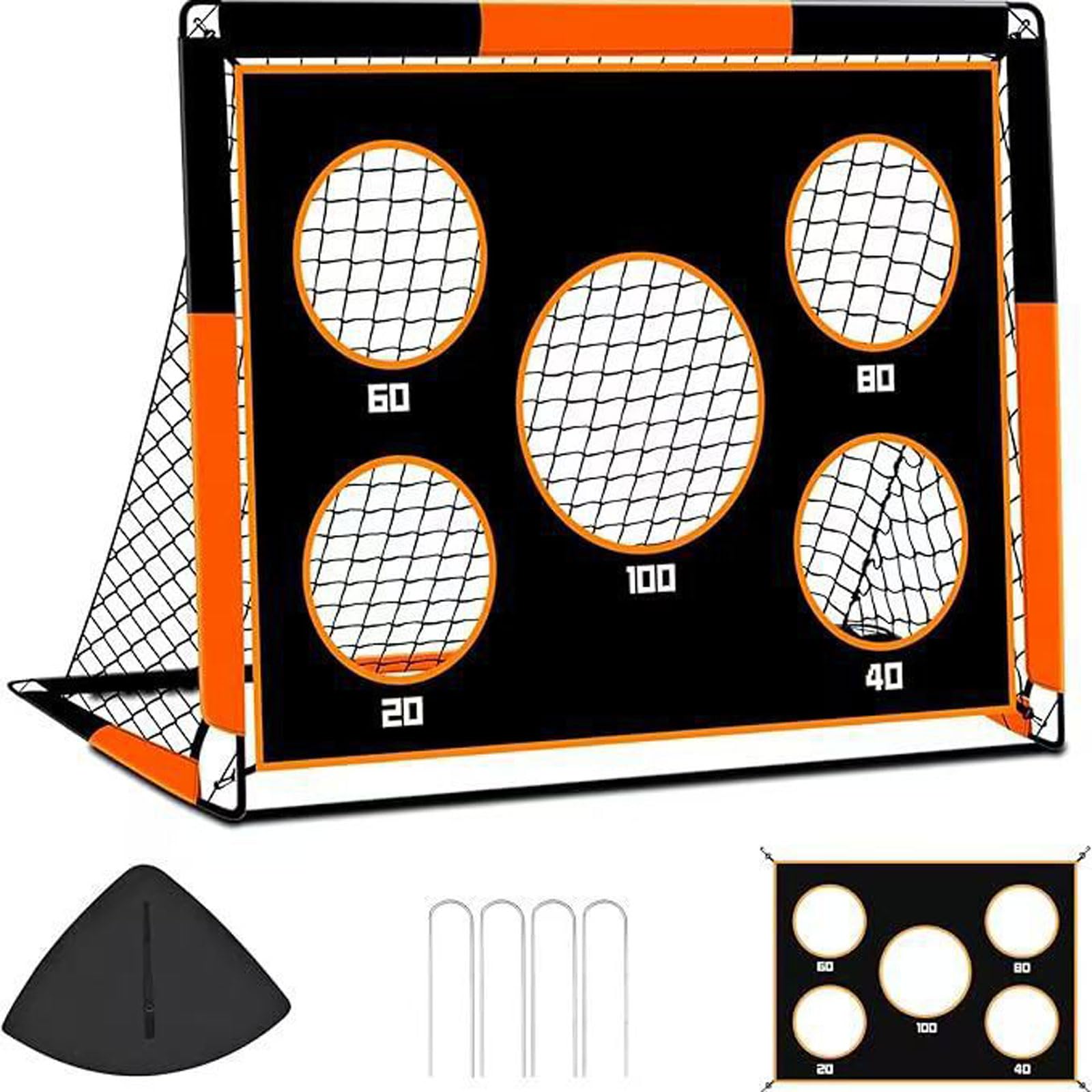 But de Football pour Enfants,Filet de Football 2 en 1 avec 5 Cible et Sac de Transport,Cage de Foot Enfant Exterieur pour Jardin Intérieur et Extérieur(1.2M) Accessoire pour entraînement de football But de Football pour Enfants,Filet de Football 2 en 1 avec 5 Cible et Sac de Transport,Cage de Foot Enfant Exterieur pour Jardin Intérieur et Extérieur(1.2M) Accessoire pour entraînement de football