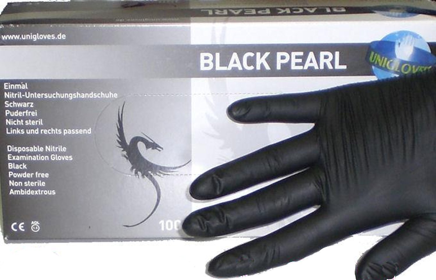 Guanti In Nitrile Grandi 100 Pezzi Bugiardino Cod: 935580009 - Foto 9