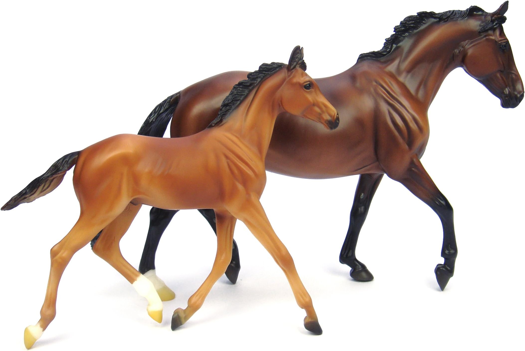 Breyer Traditional Series GG Valentine & Heartbreaker | 2 Horse Set | Model Horse Toy | 1:9 Scale | Model #1474