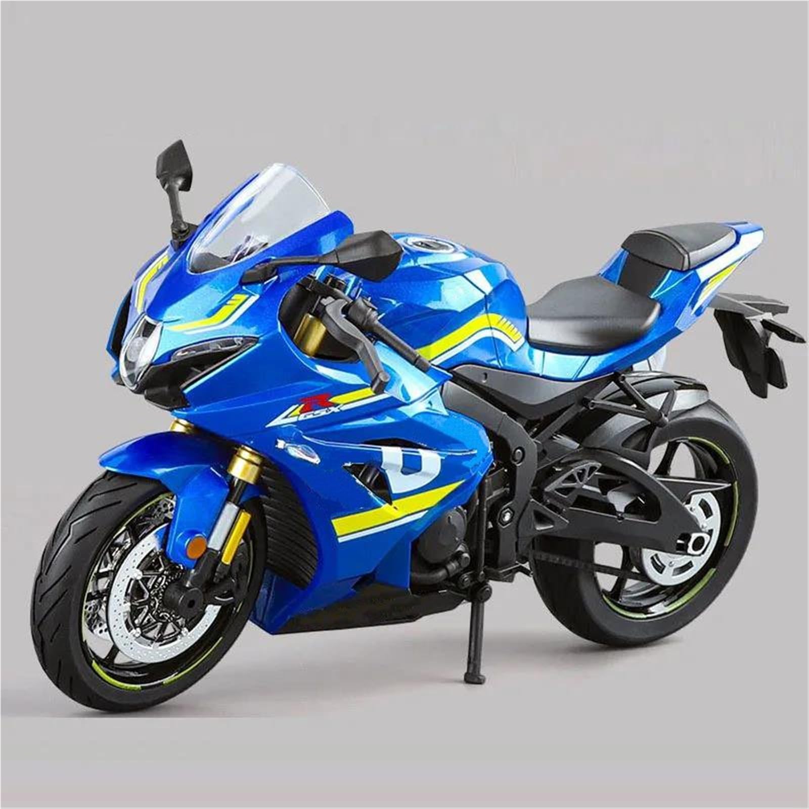 Modello di moto Modellino Di Motocicletta 1/9 Pressofuso, Giocattolo Portatile Da Corsa Per Dita, Simulazione Di Motocicletta Da Collezione Per SUZUKI GSX-1000R GSX1000R GSX 1000R(Blue)
