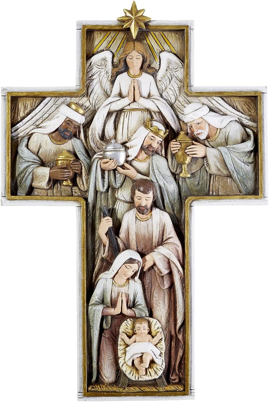 Nativity Holy Family 12 Inch Wall Cross
