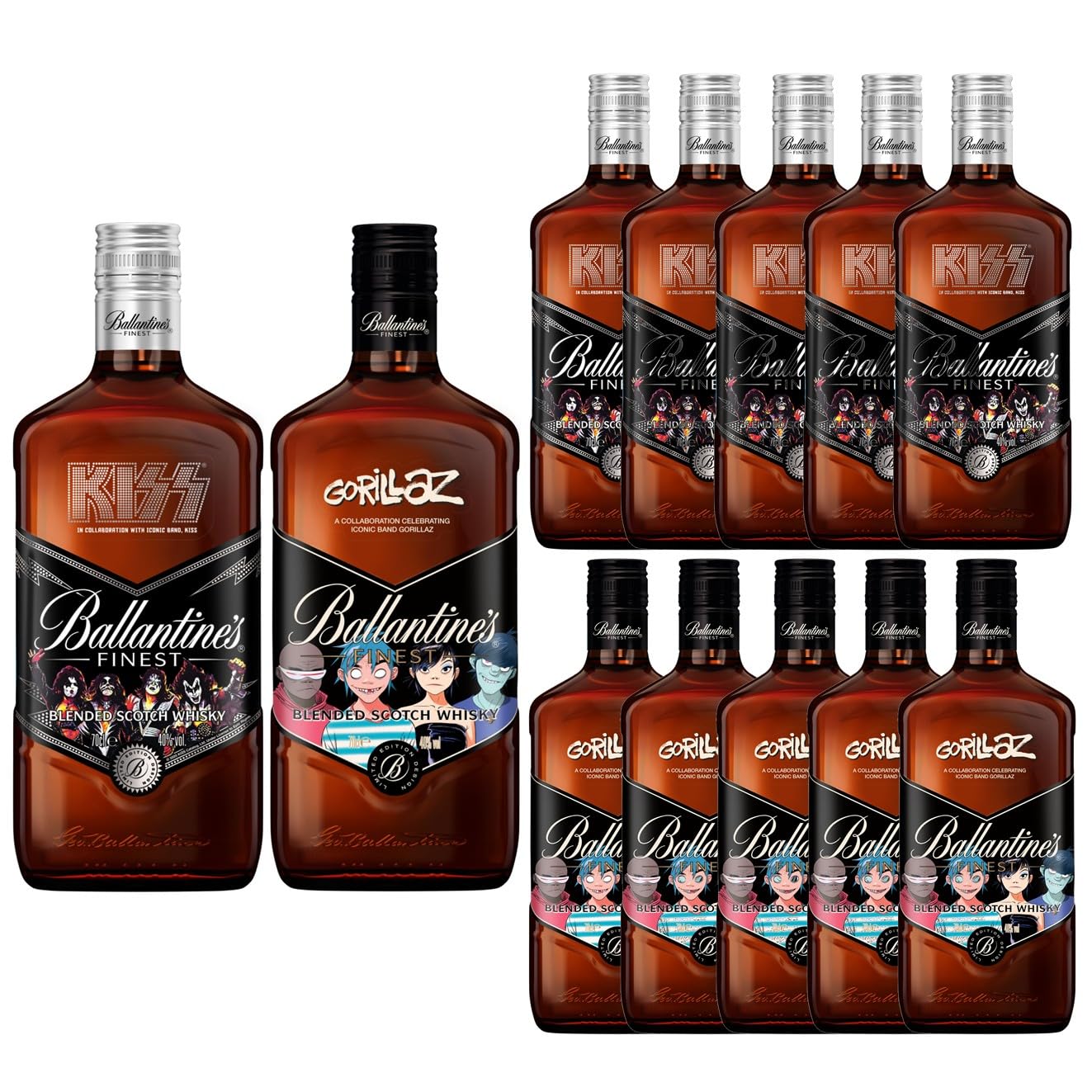 Ballantine's バランタイン ウイスキー 15年 4本セット Amazon.co.jp: 【コラボ商品】バランタイン ファイネスト アーティスト