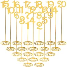 20 Pcs 12 Inch Metal Table Numbers 1-20 Wedding Table Numbers