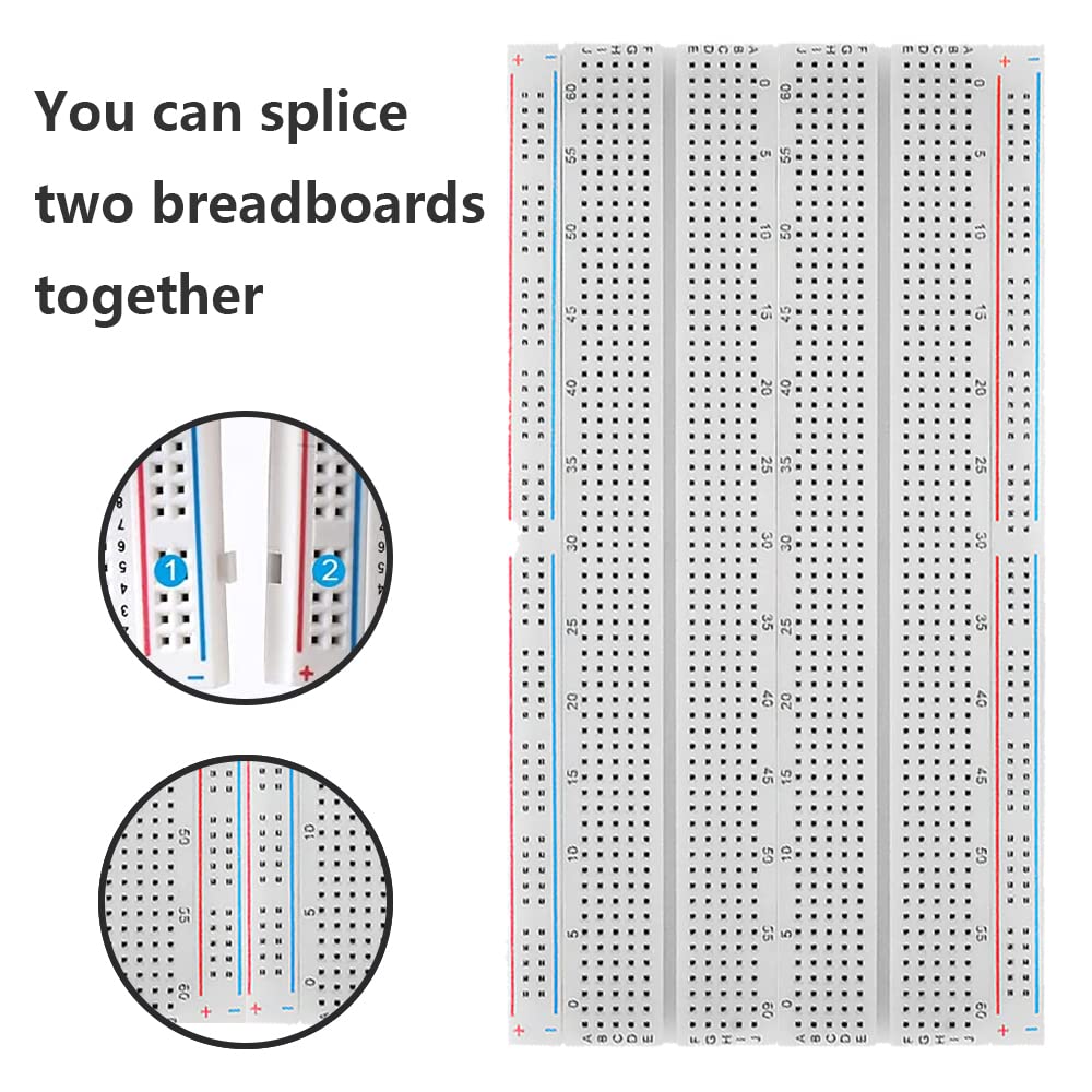 Kit Breadboard 140 Pezzi - Con 4 Schede 830/400 Punti, 6 Schede 170 Punti E 130 Ponticelli - Foto 12