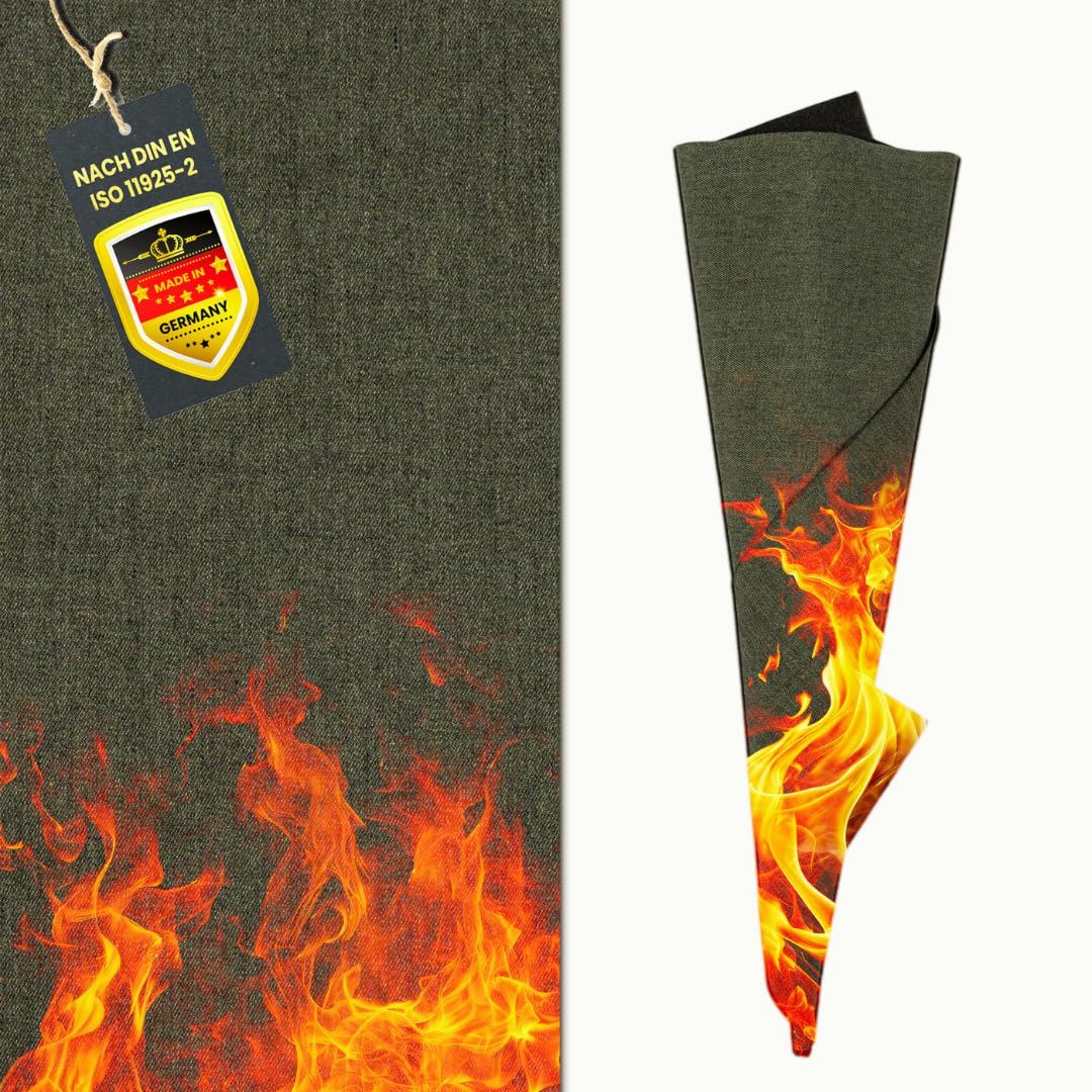 FireMat GreenSilk Edition 50x40cm, die Feuerfeste Unterlage, Brandschutzunterlage. Hitzebeständige Unterlage für Elektrogeräte wie Kaffeemaschine, Wasserkocher, Mikrowelle und weitere