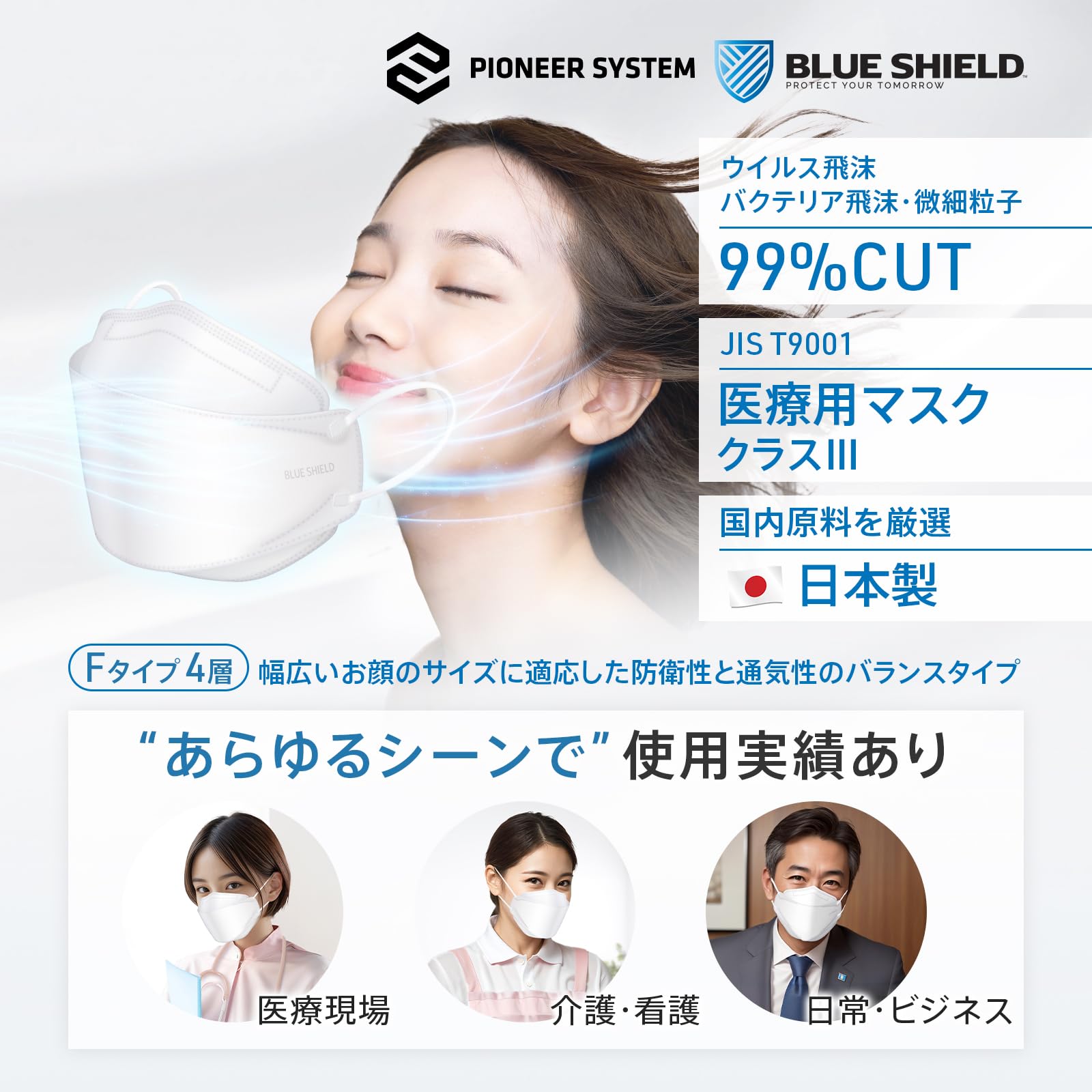 パイオニア・システム ブルーシールドマスク 30枚サムネイル7