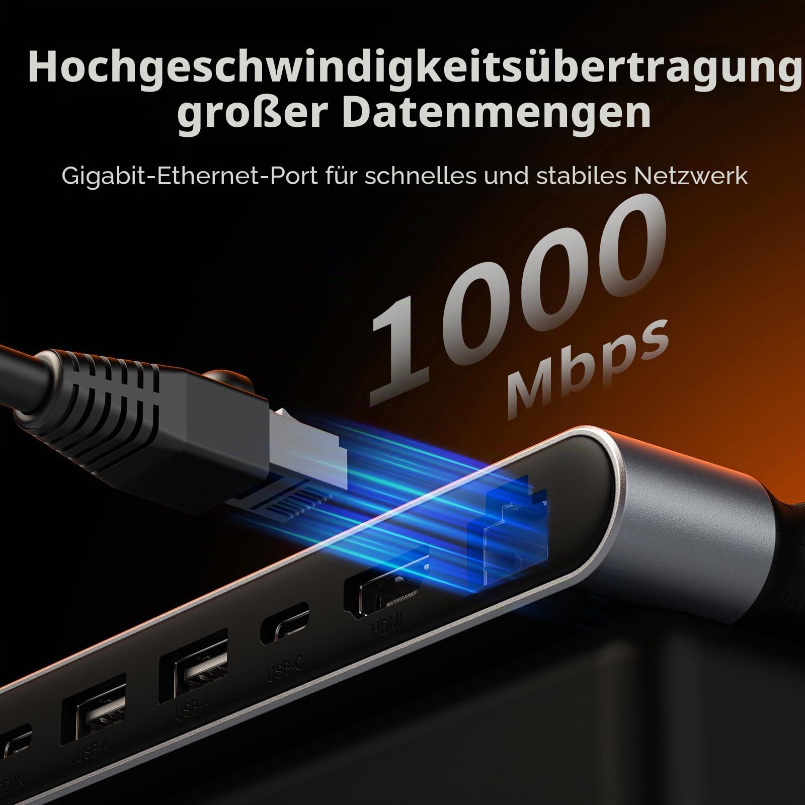 SMALLRIG 9-in-1 CFexpress Typ A Kartenleser-Dockingstation mit USB3.2 (Gen 2) 10 Gbps, SD/TF/CFexpress Typ A Leser, USB-A/C/für HDMI/Gigabit Ethernet-Anschlüsse, für iPhone - 4663
