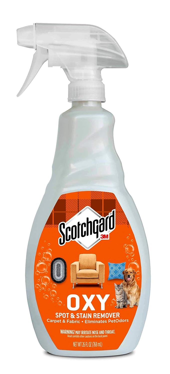 Scotchgard OXY Pet Carpet & Fabric Spot & Stain Remover, 26 Fluid Ounce