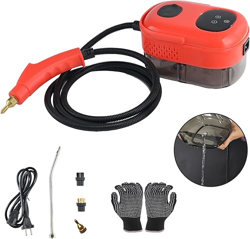 Goyappin Limpiador de vapor portátil de 2500 W, vaporizador de alta temperatura para limpiar chinches de cama, limpiador de vapor para colchón,