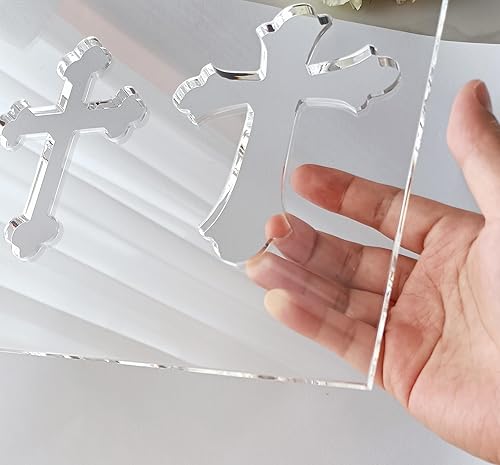 Miniatura 7 de Plantilla de enrutador de cruces, plantilla de enrutador acrílico con incrustaciones cruzadas, plantilla de cinta, plantilla de carpintería o