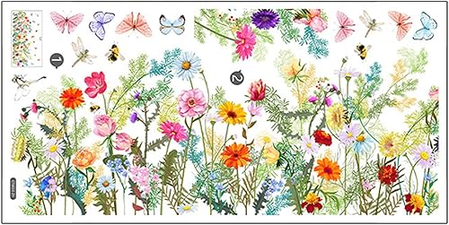 Miniatura 2 de Spring Summer Window Cling Sticker Decorative Window Sticker Murals Window Glass Display Decoration