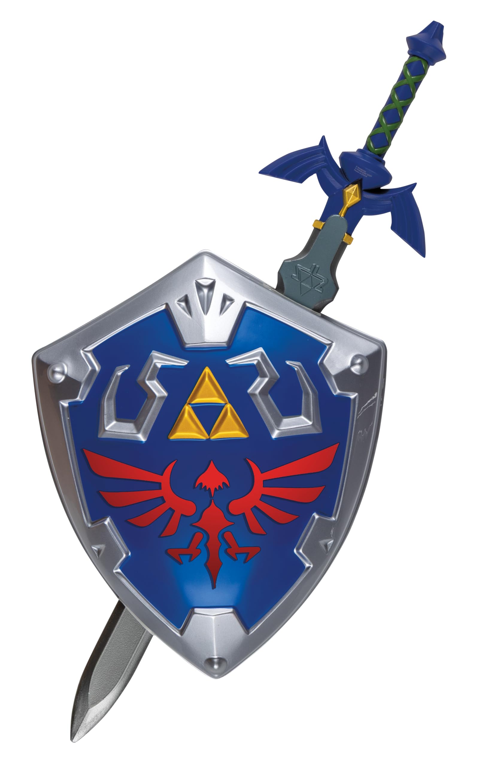 Disguise Zelda Link Master Sword and Shield Set, Official Nintendo Legend of Zelda Costume Accessory Pieces for Kids, One Size