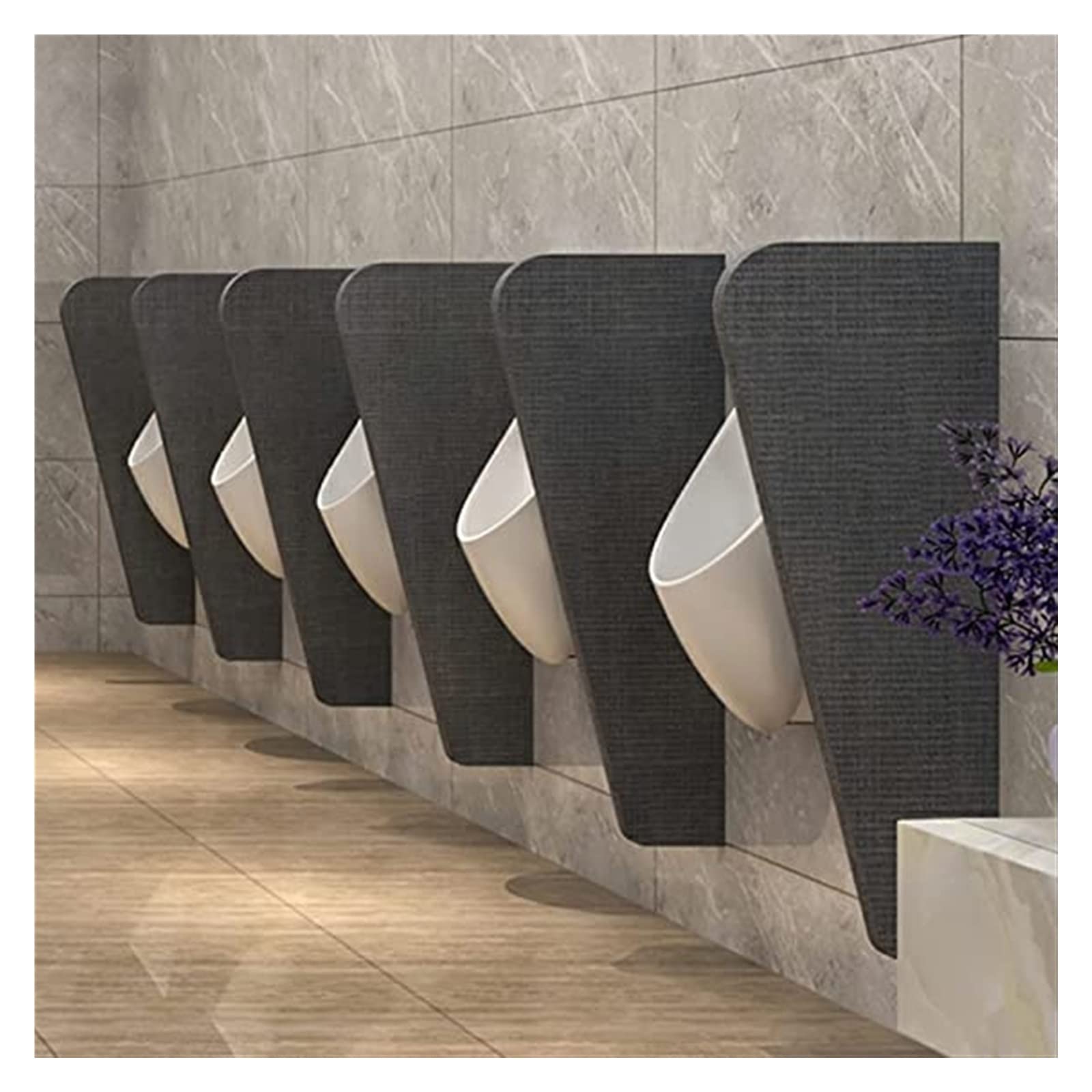 Séparateur d'urinoir Mural étanche pour Toilettes pour Hommes, écran d'urinoir de santé publique, séparateur d'urinoir Style 2 - Améliore l'intimité et l'hygiène