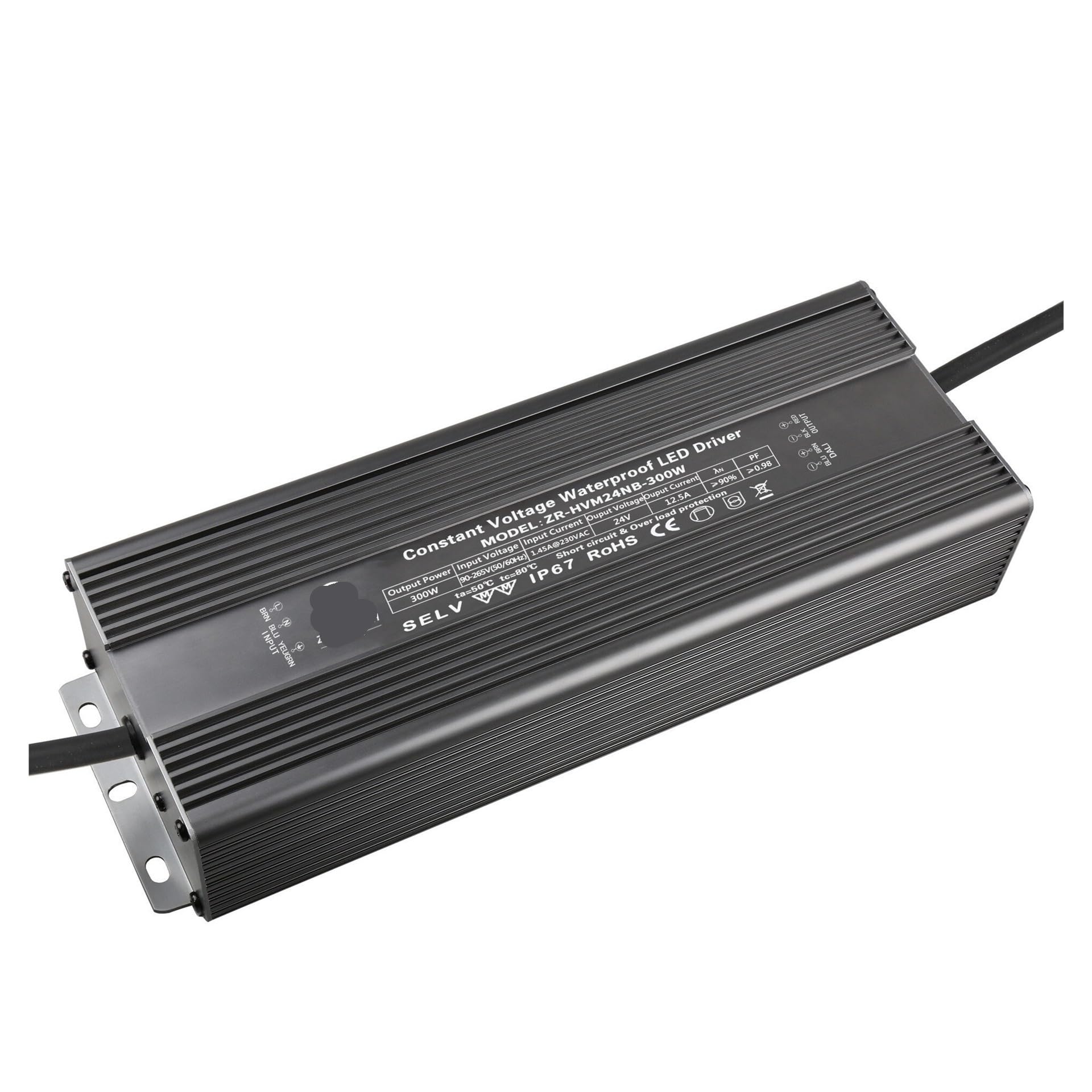 Rondelle murale lumineuse sublimée par cette alimentation LED 24V