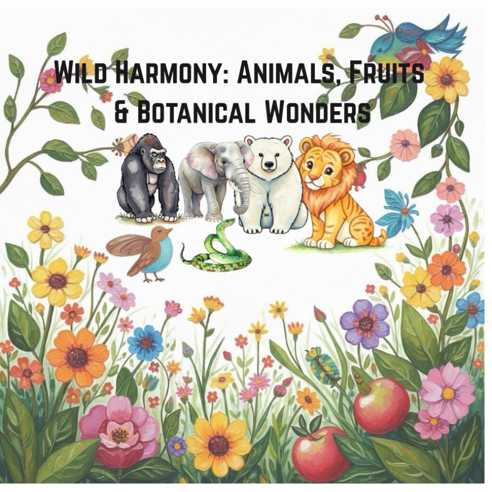 Wild Harmony: Animals, Fruits & Botanical Wonders