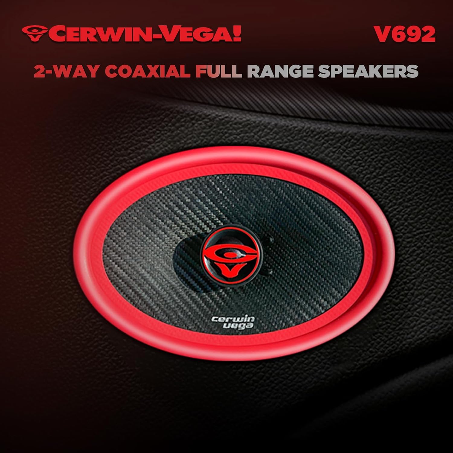 Vega 2025 Edition - 6"x9" 2-Way COAXIAL Full Range Speakers (2Ω) - V692