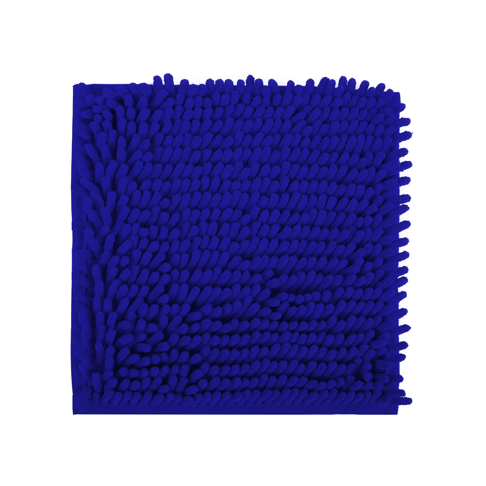 Locker Rug School Rugs Carpet Chenille 100% Microfiber Locker Carpet with Non Skid Backing Locker Decorations (Blue, 10x10Inches)