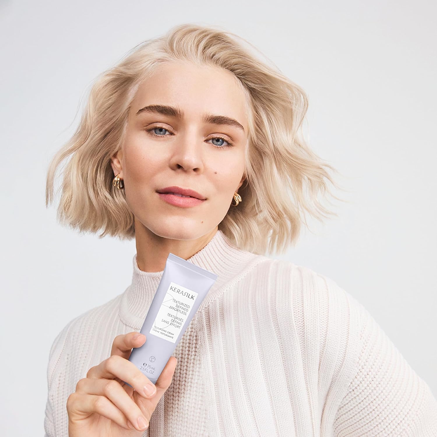 Kerasilk Texturizing Cream for Definition & Flexible Hold, Vegan & Sulfate-Free, 75ml - Image 8