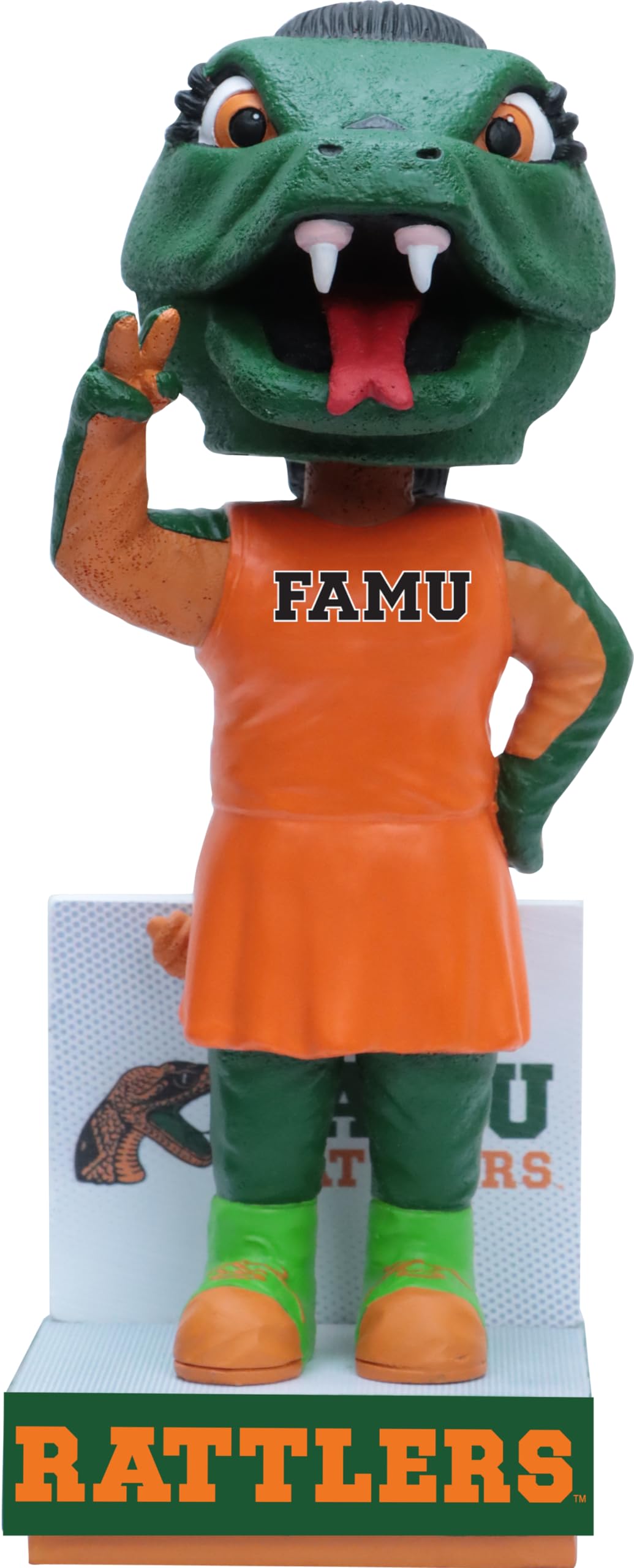 Lady Venom Florida A&M Rattlers HBCU Female Mascot Bobblehead NCAA College