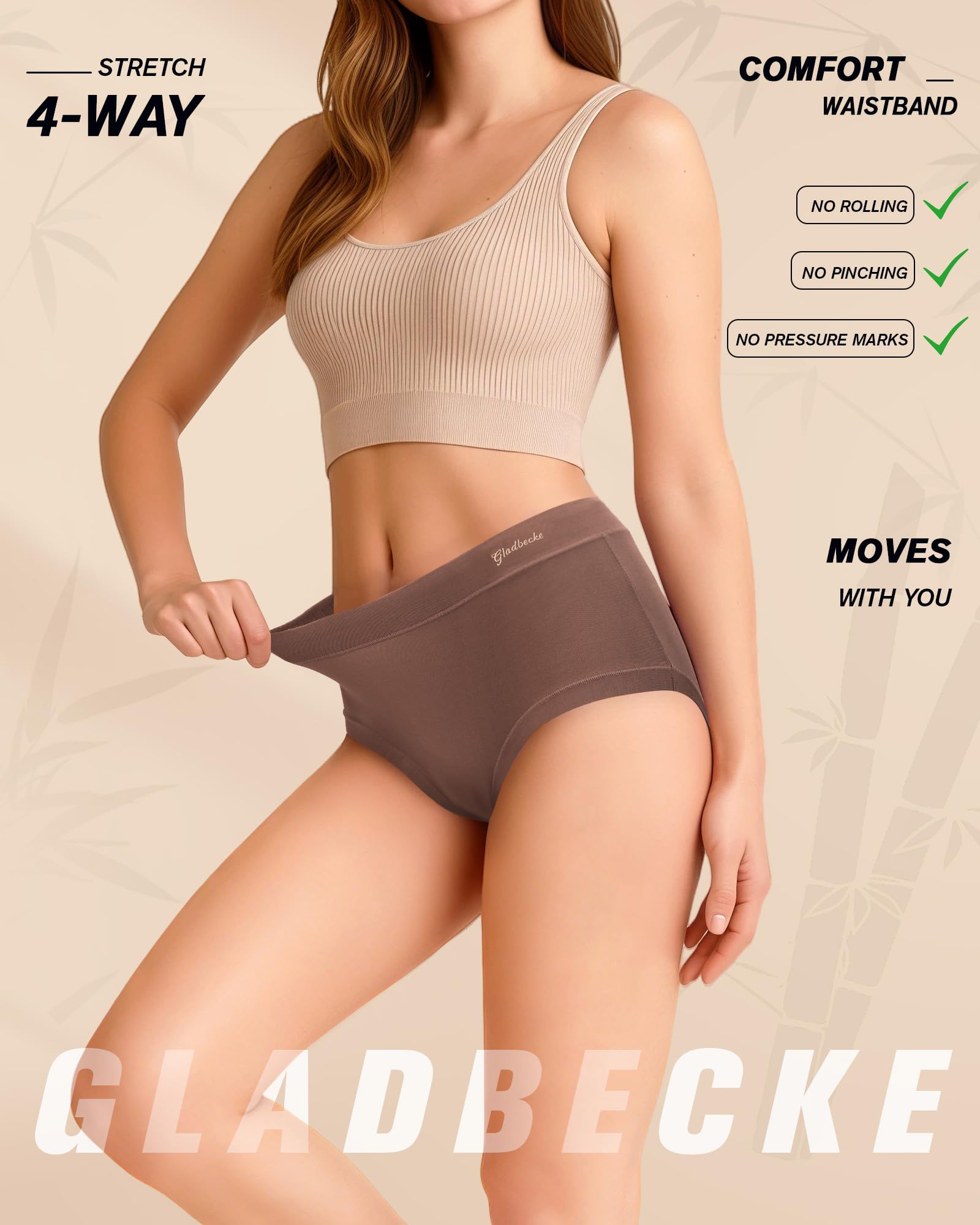Boxer Long Homme en Bambou, Caleçon Respirant et Ultra Doux avec Braguette, Coupe Confortable et Extensible, Lot de 4