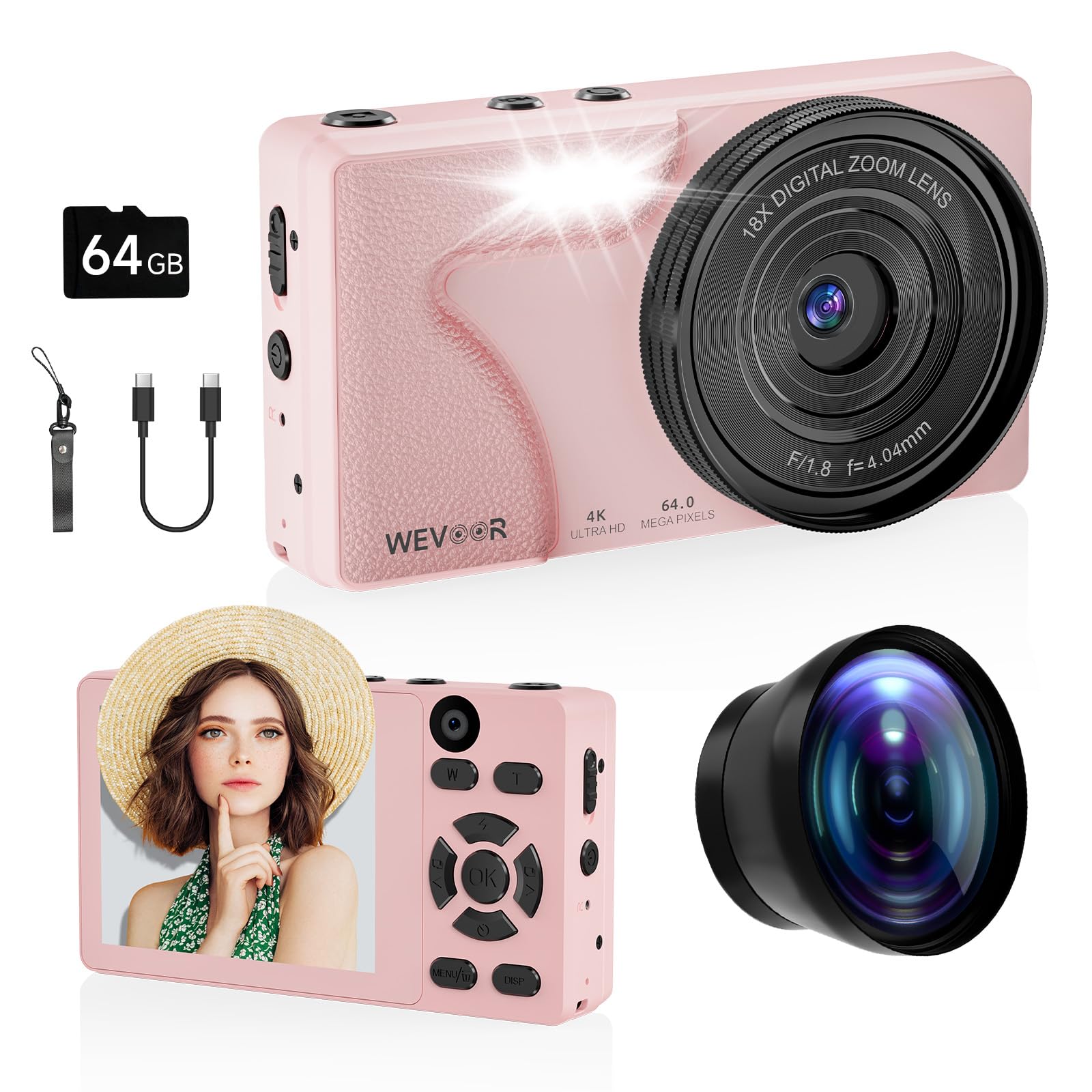 A62 Digital Camera (64GB-Pink)-image-12