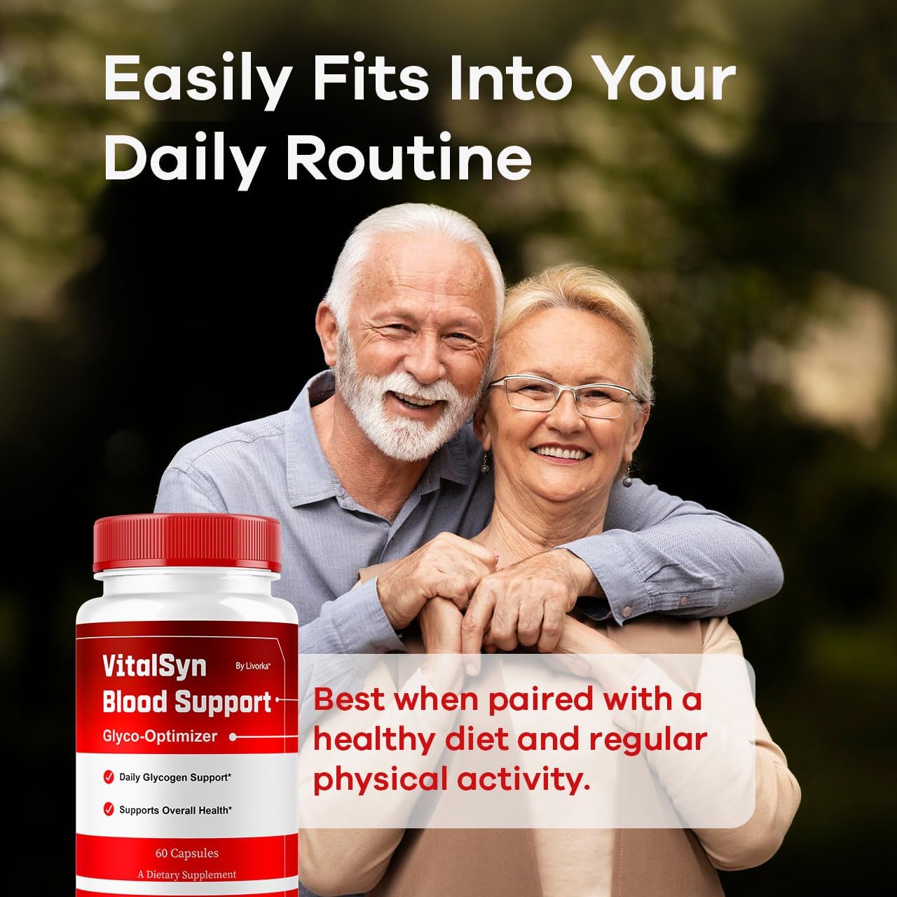 Vitalsyn Blood Support - Vitalsin Support Capsules Glyco Optimizer, Vitalsym Advanced Formula Premium Pills, Vital Syn Multivitamin for Overall Health & Wellness, 60 Capsules for 1 Month - Image 6