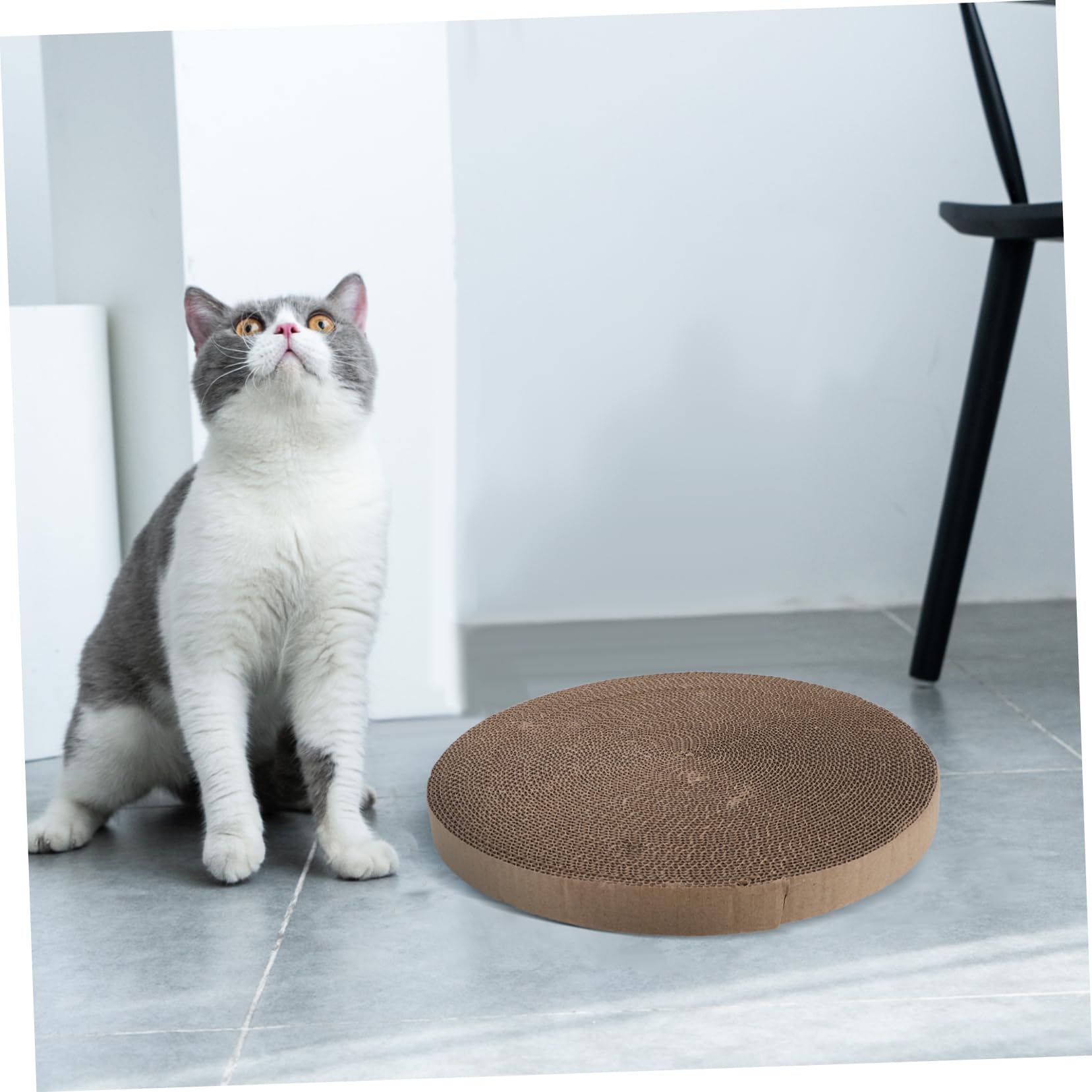 minkissy 3 Piezas de Repuesto Corrugado núcleo de cartón rascador para Gatos Almohadilla para rascar Gatitos Juguetes interactivos rascador de Gato cartón Almohadilla de Repuesto para Gatos Cama de