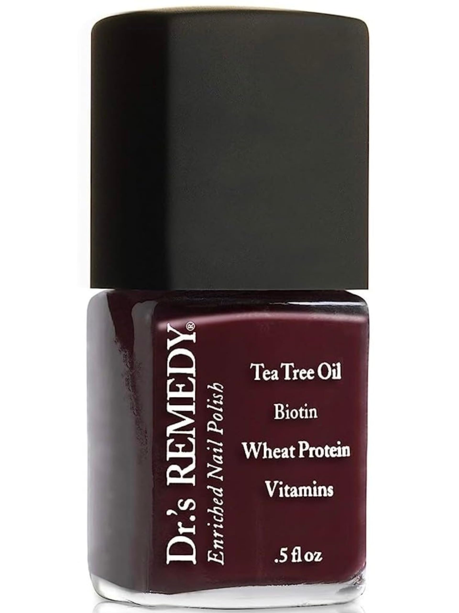 Dr’s Remedy Enriched Nail Polish: Non Toxic, All Natural, and Organic - Doctor Formulated: Strengthens, Restores, Heals, and Protects '24-Free' - MEANINGFUL Merlot
