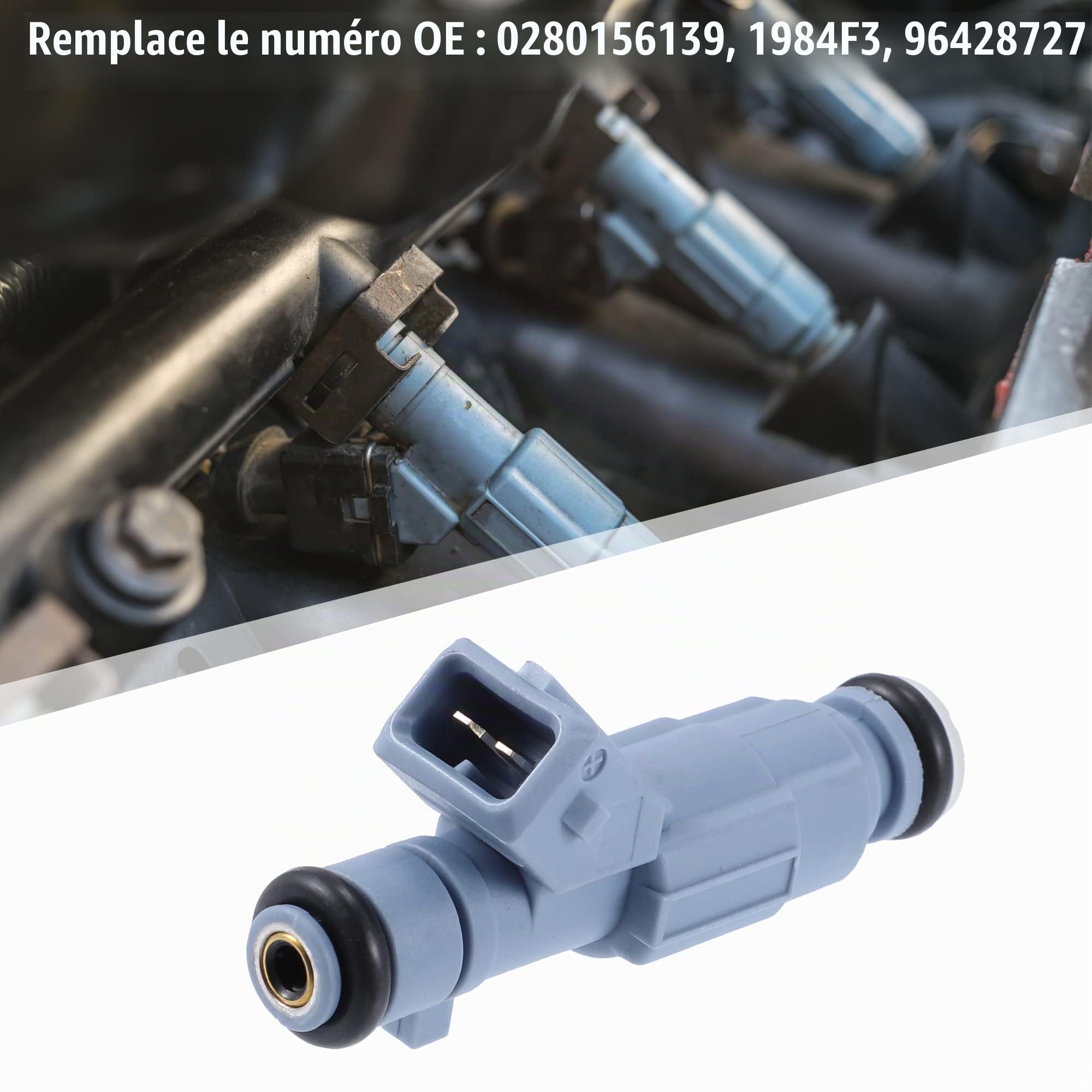 A ABSOPRO Injecteur De Carburant Pour Peugeot 206 2.0L 2003-2007 4pcs
